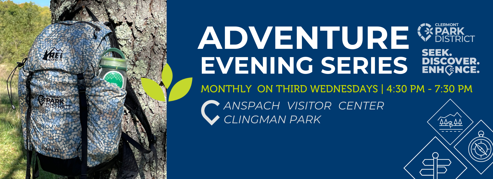 Monthly in 2025, this series will complement our Adventure Pack Loan Program and introduce people to outdoor gear.